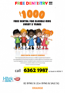 Pediatric Dentistry Orange NSW | Hitek Family Dental Care