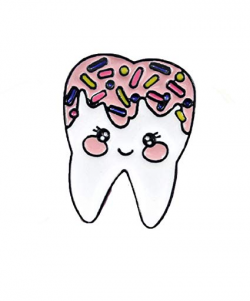 Amazon.com: Super Cute Sweet Tooth Enamel 1