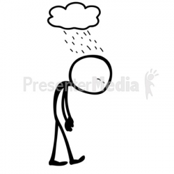 Line Figure Depressed - Medical and Health - Great Clipart ...
