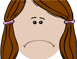 Depression Clipart Sad Situation - Cartoon Girl Face, HD Png ...