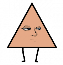 A Triangle with Veronica's Face in it | MemeX | Know Your Meme