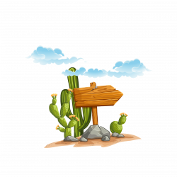 Cactaceae Desert Saguaro Clip art - Cartoon desert cactus 2362*2362 ...