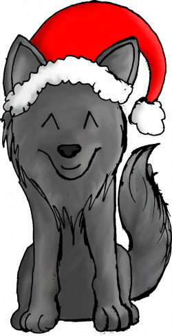 Christmas Wolf No. 2 by Groundshock on DeviantArt
