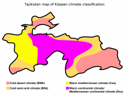 File:Tajikistan map of Köppen climate classification.svg - Wikimedia ...