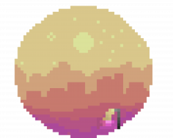 pixel desert sunset | Pixel Art Maker