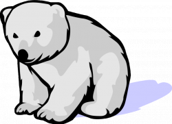 Tundra clipart polar bear - Pencil and in color tundra clipart polar ...