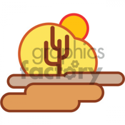 desert cactus nature icon . Royalty-free icon # 405746