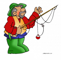 Free Sports Clip Art by Phillip Martin, Fisherman | Drawing-sports ...
