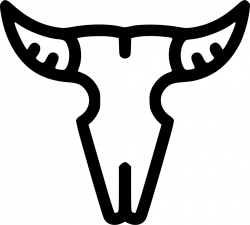 Skull Cow Bull Wild West Desert Svg Png Icon Free Download (#498370 ...