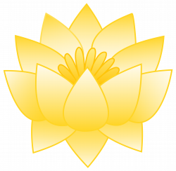Yellow Lotus Flower - Free Clip Art