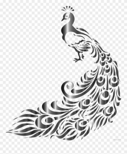 Animal Clipart Peacock - Border Designs For Assignment - Png ...