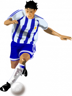 OnlineLabels Clip Art - Futbolista (Soccer Player)