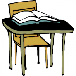 Book on Desk clipart, cliparts of Book on Desk free download ...