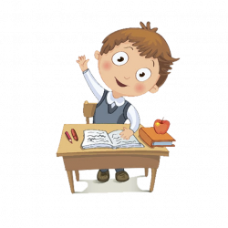 The Child Who Answered The Question, Child, Vector, Cartoon PNG and ...