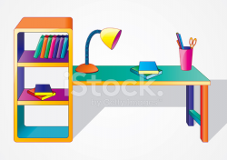 Study Table Stock Vector - FreeImages.com