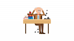 File:Professor Stressed at his Desk Cartoon.svg - Wikimedia Commons