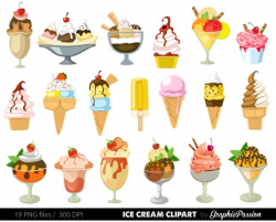 Ice cream Clipart Ice cream Clipart Sweet Treat Bakery clip ...