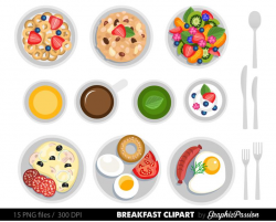 Food Clipart Breakfast Cake Clip art Sweet Treat Bakery clip art Dessert  Vector graphic Food clip art Pancakes clipart omlette clip art