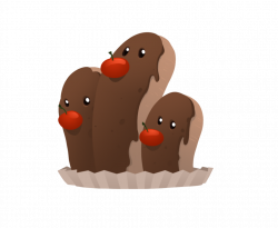 Dugtrio as a chocolate eclair by Jakham002 on DeviantArt