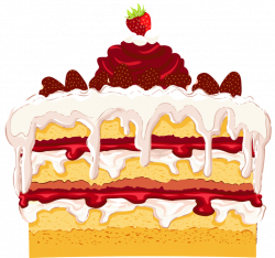 Dessert strawberry cake clipart clipartfest - WikiClipArt