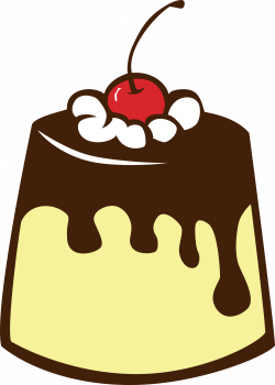 Clipart - Japanese Crème Caramel Pudding
