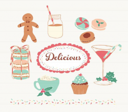 Holidays Desserts and Drinks Clipart for personal by ...
