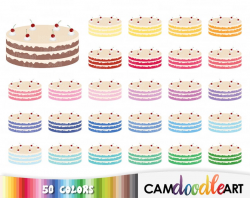 50 Cake Clipart, Baking Clipart, Dessert, Kitchen Clipart, Food, Bakery,  Cooking, Planner Clipart, Sticker Clipart, png file