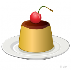 Pudding Clipart Free Picture｜Illustoon