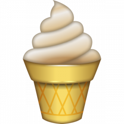 Ice Cream Emoji PNG. We all scream for ice scream, so send along ...