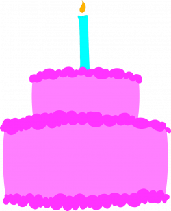 Cake Birthday | Free Stock Photo | Illustration of a purple birthday ...