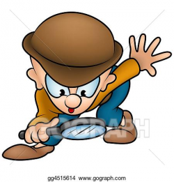Stock Illustration - Detective. Clipart Drawing gg4515614 ...
