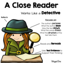 Close Reading Detective Worksheets & Teaching Resources | TpT
