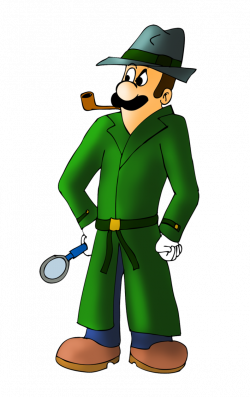 Luigi the private detective by ZeFrenchM on DeviantArt