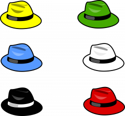 Clipart - Six Hats 1