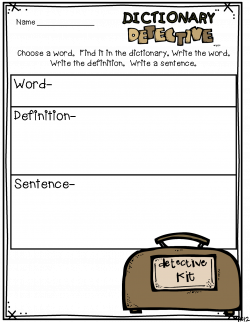 Dictionary Skills? What? | First Grade Wow | Bloglovin'