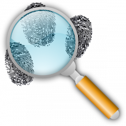 Fingerprint Search Clip Art at Clker.com - vector clip art online ...