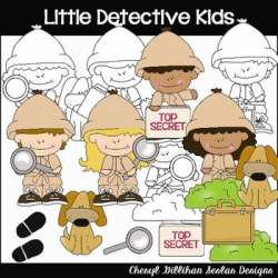 Little Detectives Clipart Collection | My Art at Teachers ...