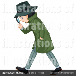 Detective Clipart #1467719 - Illustration by Graphics RF