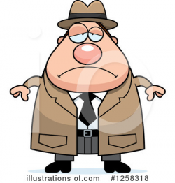 Detective Clipart #1258318 - Illustration by Cory Thoman