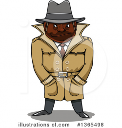 Detective Clipart #1365498 - Illustration by Vector Tradition SM
