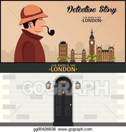 EPS Illustration - Sherlock holmes. detective illustration ...