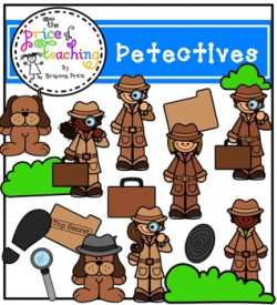 Detectives Clipart Set (The Price of Teaching Clipart Set)