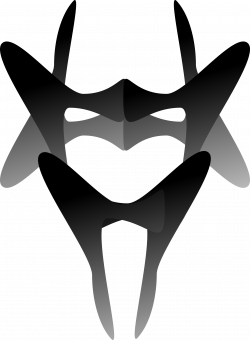 Clipart - devilish mask