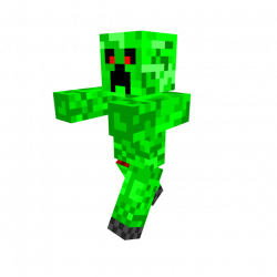 Creeper (Downloadable Minecraft Skin) by EpicEmgar | skin for ...