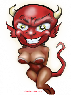 Sexy Little She Devil T-Shirt for Sale by Kevin Middleton