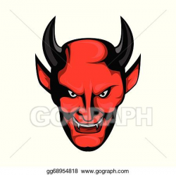 Vector Stock - Devil. Clipart Illustration gg68954818 - GoGraph