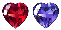 Diamond Gemstone Heart Clip art - Transparent Diamond Hearts PNG ...