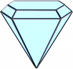 Clipart - Blue Diamond