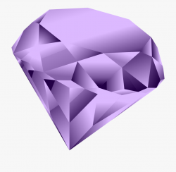 Gems Clipart Purple Diamond - Pink Diamond Transparent ...