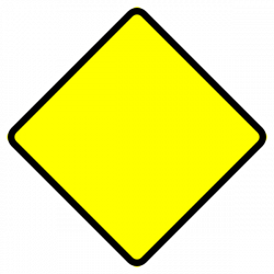 Empty Yellow Sign With Black And White Border Clip Art at Clker.com ...